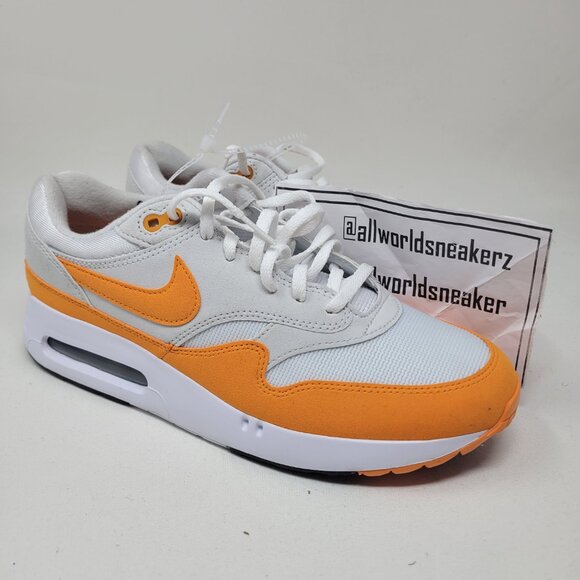 Nike Air Max 1 86 OG Golf Shoes Spikeless Bright Ceramic Orange White DV1403-118 - Picture 3 of 16